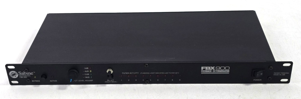 Sabine FBX900 Feedback Exterminator No Power Cord